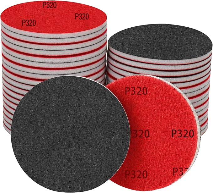 16Pcs 5 Inch Sanding Sponge Disc Hook and Loop 180-3000 Grit Wet Dry Sanding Pads, Drywall Sandpaper Blocks for Wooden Drywall Sheetrock and Metal Glazing