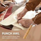 Heavy Duty Craft Woodworking Awl - Wood Scratching Awl Leather Work - Sewing Carpenter Awl Hand Stitcher