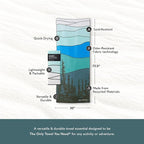 Nomadix Original Towel - Perfect for Beach, Pool, Travel, Camping, Yoga - Made with Recycled Materials - Super Absorbent - Sand Resistant