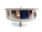 Drilax 4-1/2" Diamond Hole Saw | 1.5" Cutting Depth | Removable Pilot Pin & Triangular 3/8" Shank | Drilling for Ceramic, Porcelain, Tile, Quartz, Granite, Marble | Pipes, Ducts & Recessed Lighting