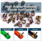 340pcs Spring Pipe Clamps, With Spring Pipe Clamp Tools, 12 Sizes 6-22mm Spring Hose Clamps, Used To Fix Hose Interfaces In Automotive, Marine, Gardening, Industrial Applications