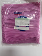 XINGO 1000 PCS 8 inch Cable Zip Ties, 18lb Strength, Small Tie Wraps Self-Locking Nylon Zip Ties for Indoor and Outdoor Use (Pink)