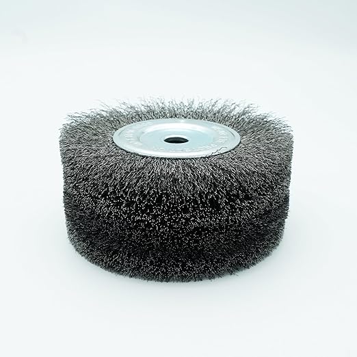 6inch Bench Wire Wheel Brush Set for Rust, Burr, Paint, and Corrosion Removal (4)
