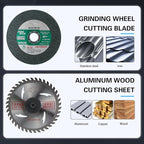 RATTMMOTOR 5" Mini Table Saw for Craft Q99-7 Multipurpose Portable Small Hobby Table Saw Cutting Machine 110V-220V, 0-45° Angle Adjustable, 997 Motor 18000RPM for Crafts