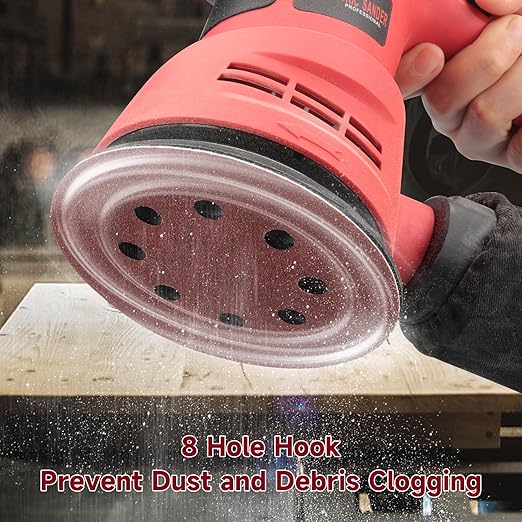 100 PCS 5 Inch Sanding Discs 1000 Grit, Round Hook and Loop Sandpaper for Random Orbital Sander