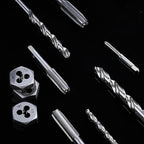 toolant 3/8 x 24 NF Tap and Die Set with Q Drill Bit Combo for Threading