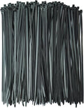 Zip Ties 14 inch 200 Pack, Black Cable Zip Ties 50 lbs Tensile Strength Nylon Self-Locking Wire Ties Wraps for Outdoor and Indoor Use by ECRABONE