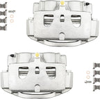 Torchbeam Front Brake Calipers Set for Chevrolet Silverado 2500 HD 2011-2019, GMC Sierra 2500 HD 2011-2019, Chevrolet Silverado 3500 HD, Front Left and Front Right Calipers Replace # 18B5302+18B5303