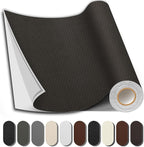 Leather Repair Patch, 17X158 inch Strong Sticky Repair Patch Self Adhesive Waterproof, DIY Large Leather Patches for Couches, Furniture, Sofa, Car, Chair (Coffee, 17X158 inch)