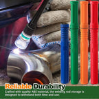 Tandefio 4 Pcs Welding Rod Storage Tube 40 Inch Tig Rod Storage Canisters Welding Electrode Holder Airproof Waterproof Container(Red, Blue, Green, Orange)