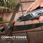 Dremel Lite 7760 N/10 4V Li-Ion Cordless Rotary Tool, Variable Speed Multi-Purpose Kit, USB Charging, Easy Accessory Changes - Perfect For Light-Duty DIY & Crafting, Sanding, Engraving and Polishing