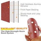 150 PCS 5 Inch Sanding Discs, Premium Orbital Sander Pads in 9 Different Grits - 40 80 120 180 240 320 400 600 800 Grit Hook and Loop Sandpaper for Random Orbital Sander