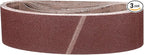 4 x 36 Inch Sanding Belt, 3 Pcs 80 Grit Knife Sharpener Belts Work Sharpening for Belt Sander Knife Carving Tool Metal Working