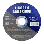 200 Pc 4.5" x 1/16" x 7/8" Cut-Off Wheels Lincoln Abrasives Metal & Stainless Steel
