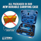 TEMCo TH0037 4" Hydraulic Knockout Punch Electrical Conduit Hole Cutter Set KO Tool Kit 5 Year Warranty