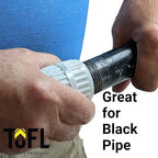 Stainless Steel Pipe Reamer Tool- Hard Metal Reamer Remove Burs From Your Pipes From TOFL