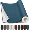 Leather Repair Patch, 35X79 Inch Repair Patch Self Adhesive Waterproof, DIY Large Vinyl Patches for Couches, Furniture, Kitchen Cabinets, Wall （Blue, 35X79 Inch）