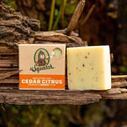 Dr. Squatch Natural Bar Soap for Men - Cold Process Soap with No Harsh Chemicals - Cedar Citrus (5 oz, 3-Pack)