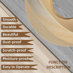GSCIT Club Birch Edge Banding, 3/4 inch x 50ft roll of Veneer Pre-glued Flexible, Real Wood Tape Banding for Cabinet Repair Furniture Restoration