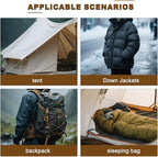 Azobur Down Jacket Repair Patches-Waterproof, Self-Adhesive,Nylon Fabric Patches for Puffy Jackets, Rain and Snow Gear, Tents, Sleeping Bag and More(Rose Red，2pcs)