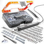 Electric Screwdriver Set, Precision Screwdriver Set, Magnetic Drill Bit, Magnetic Storage, Mini Precision Electric Screwdriver Repair Kit for PC RC Electronics