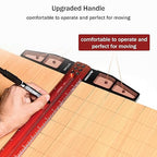 TYDEEY 12, 24, 31, 39 in Precision Ruler Square T-Shaped Woodworking Scriber Measuring Tool, Aluminum Alloy Architect Ruler for Carpenter Work, T Type Wood Layout and Measuring Tools (39 Inch)