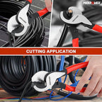 MAXPOWER Cable Cutters Set, 10-inch and 14 in-ch Heavy Duty Cable Cutters for Cutting Copper and Aluminum Cable-2 Pack