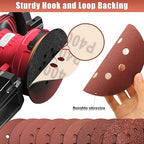 400 Grit 5 Inch Sanding Discs Hook and Loop Sandpaper, 150 PCS 8 Hole Adhesive Fine Sand Paper for Random Orbital Sander