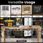 Goplus 6PCS 18" Magnetic Tool Holder, Magnetic Tool Holder Strip, Heavy Duty Magnetic Tool Bar,Space Saving Metal Tool Organizer Rack,Tool Magnet Bar for Workshop Garage, 176LBS Capacity Total