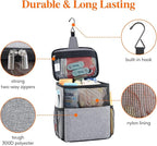 Lifewit Mesh Shower Caddy Bag Portable College Dorm Room Essentials Caddy Tote Basket for Bathroom, Gym, Travel, Camping Quick Dry Hanging Shower Organizer Toiletry Bag for Women Wen, Medium, Gray