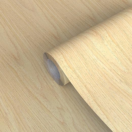 GSCIT Club Oak Wood Veneer, 12 inch x 25ft Wood Edge Banding Pre-glued Flexible, Veneer Tape Banding for Cabinet Repair Furniture Restoration