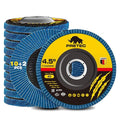 Flap Discs 4 1/2 for Angle Grinder, 12 Pcs Flap Discs 40 Grit, 4.5" x 7/8" High Density Zirconia Type 27 Flap Sanding Disc for Grinding, Rust Removal, Sanding and Finishing - 12 Packs