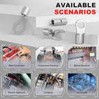 AIRIC 480 PCS Non Insulated Wire Connectors Kit, 26-8 AWG Uninsulated Connector, Bare Cable Ends, Electrical Crimp Terminals End, Wiring lugs for 26-8 Gauge Wires, Ring Fork Butt Splice Terminal