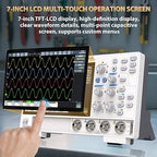 Digital Oscilloscope ADS804A 70 MHz Bandwidth OWON 4 Channel Oscilloscope with 12bits Vertical Resolution and 700,000 Wfms/s Waveform Capture Rate Oscillograph