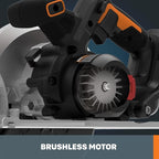 Worx Nitro WX520L.9 20V Power Share 7.25" Cordless Circular Saw with Brushless Motor (Tool Only)