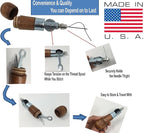 Professional Leathercraft Accessories, Sewing, Stitching Awl Tool Kit & Supplies, HEAVY DUTY - MADE in USA – DIY Craft, Leather, Heavy Fabric, Canvas, Upholstery, Bag, Shoe, Belt Repair Lockstitch Set