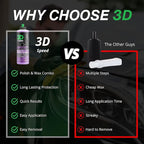 3D Speed All-In-One Polish & Wax – Scratch & Swirl Remover, Clear Coat Safe Paint Sealant – High Gloss Finish, Easy Application – 16oz – Made in USA