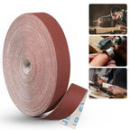 Emery Cloth Roll,240 Grit Continuous Sandpaper Roll 1" x 88 Feet Sandpaper Roll for Wood Furniture Finishing Metal Sanding Automotive Polishing