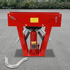 16 Ton Hydraulic Pipe Bender Manual Pipe Bending Machine Tube Bender Tool with 8 Bending Dies (1/2", 3/4", 1", 1-1/4", 1-1/2", 2", 2.5", 3") & Adjustable Guide Rollers 90-180° Bending for Pipeline