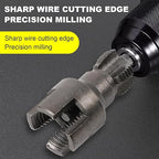 PVC Pipe Threading Tool Kit, 1/2 and 3/4 inch Dies, Internal and External Threader Set, 2-Piece