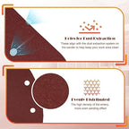 240 Grit Mouse Sander Sandpaper, Jamiikury 5 Hole Detail Sander Sandpaper Palm Sander Paper Mouse Sanding Pads Hook and Loop Sanding Sheets - Pack of 50