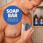 Dr. Squatch Natural Bar Soap for Men - Cold Process Soap with No Harsh Chemicals - Fresh Falls (5 oz, 3-Pack)