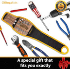 BINYATOOLS Magnetic Wristband -Coyote Brown- With Super Strong Magnets Holds Screws, Nails, Drill Bit Unique Wrist Support Design Cool Handy Gadget Gifts for Fathers, Boyfriends, Handyman, Electrician