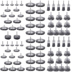 Rocaris 82 Pack Carbon Steel Wire Wheel Brush, Cup Brush, Wheel Brush, Pen Brush Set with 1/4-Inch Shank for Rust Removal, Corrosion and Scrub Surfaces, Grey