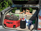 Ginsco 4 Gallons New Leakproof Car Trash Can, Large Trash Can Pop-up Collapsible Hanging Car Trash Bin, Waterproof PEVA Liner Open-Top Garbage Can for Cars Home Office Camping