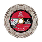Diamond Tile Saw Blade - 5''(125mm) Cutting & Grinding Disc Wheel for Porcelain Ceramic Tile Marble Granite Artificial Stone with X Mesh Rim for Angle Grinder