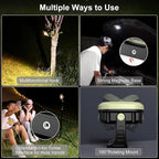klarus WL3 Camping Light Magnetic Work Light, 1500 High Lumens, 13500mAh High Capacity, 6 Light Modes, Rechargeable Portable LED Lights for Work, DIY, Emergency Power Outage, Car Repair & Camping
