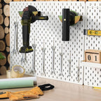Angle Grinder Hanger Wall Mount, 8 Pcs Grinder Holder, Heavy Duty Stand, Storage Rack Tool Bracket For Buffer Polisher/Hand Sander/Cutters/Impact Wrench