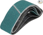 HARFINGTON 4 x 36 Inch Sanding Belts, 6 Pcs 24 Grit Zirconia Abrasive Belt Sander File Belt for Woodworking, Metal Polishing, Knife Sharpener