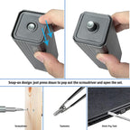 49 in 1 Electronics Precision Screwdriver Set, Professional Magnetic Repair Tool Kit with Stainless Steel Handle and 20 Bits for Computer, PC, iPhone, Laptop, Watch, Xbox, PS5, Ring Doorbell